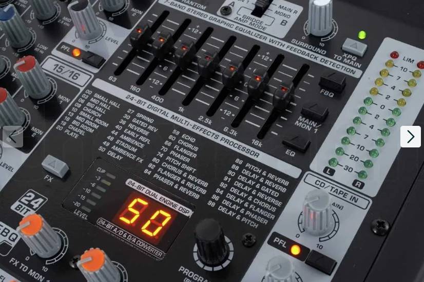 Vand mixer audio activ 2x800w